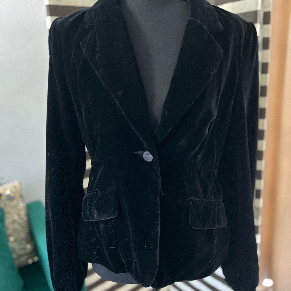 Black Velvet Women's Jacket